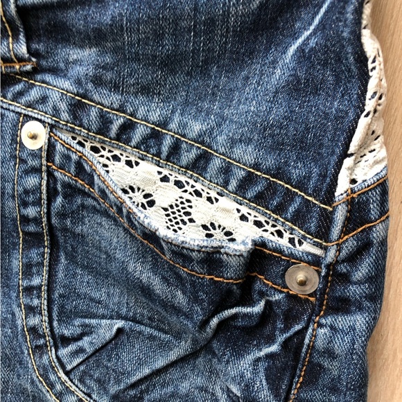 Double Name Y2K Japanese Brand Lace Detailed Jeans Women’s Size 2 - Picture 10 of 12